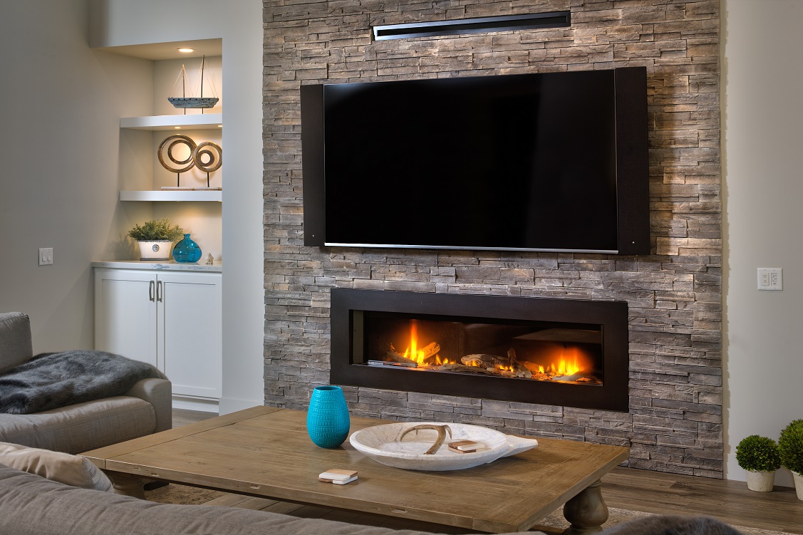 family room fireplace design