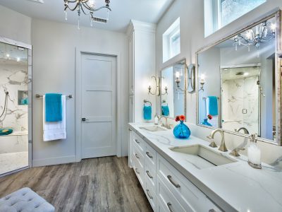 modern master bathroom design-www.vkhourydesign.com